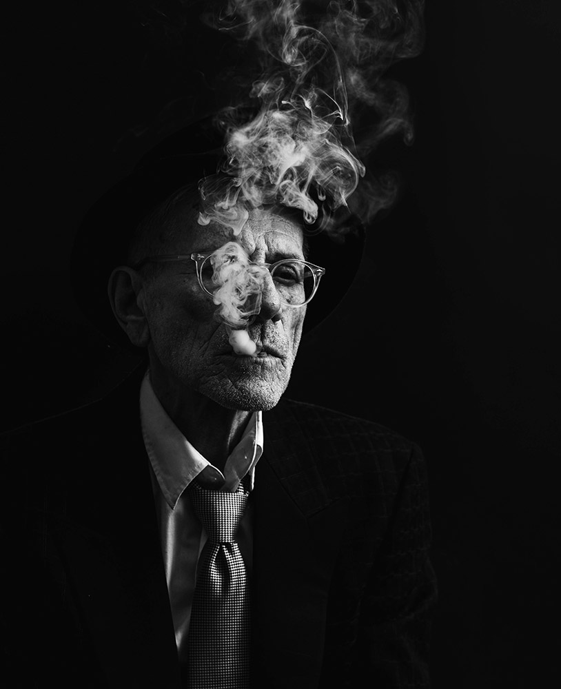 Vintagefoto der Raucher